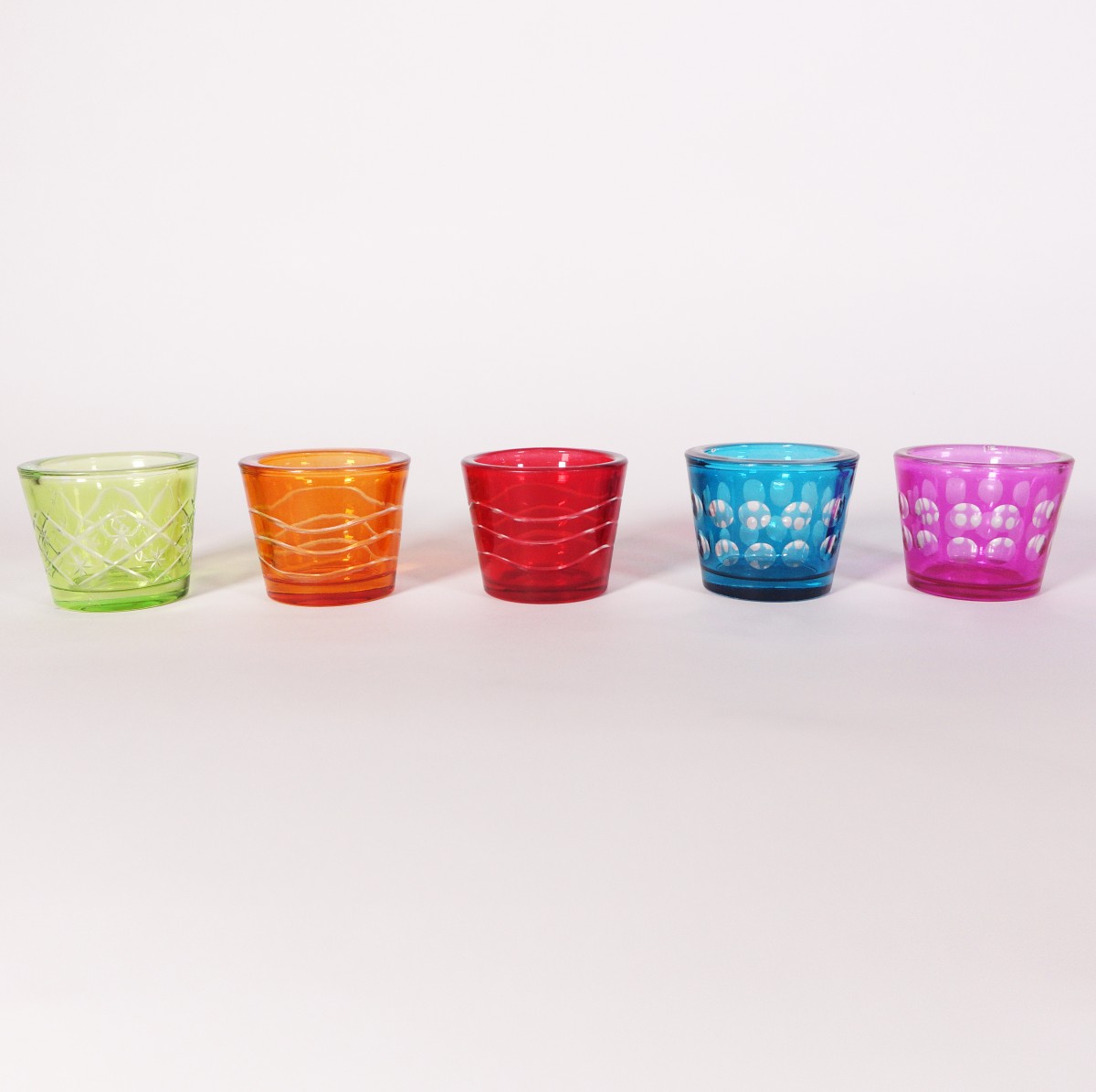 Cut Glass Votive Holders Swift + Company