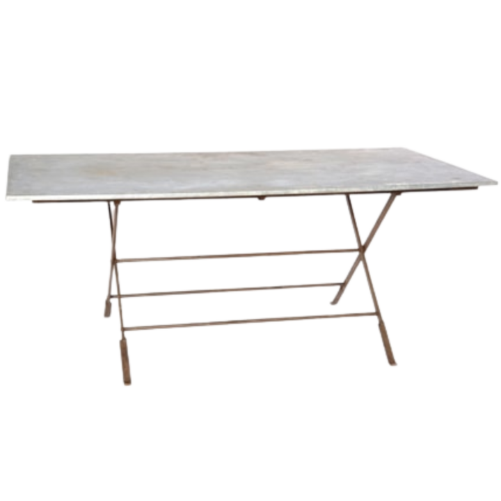 Provence Zinc Top Dining Table