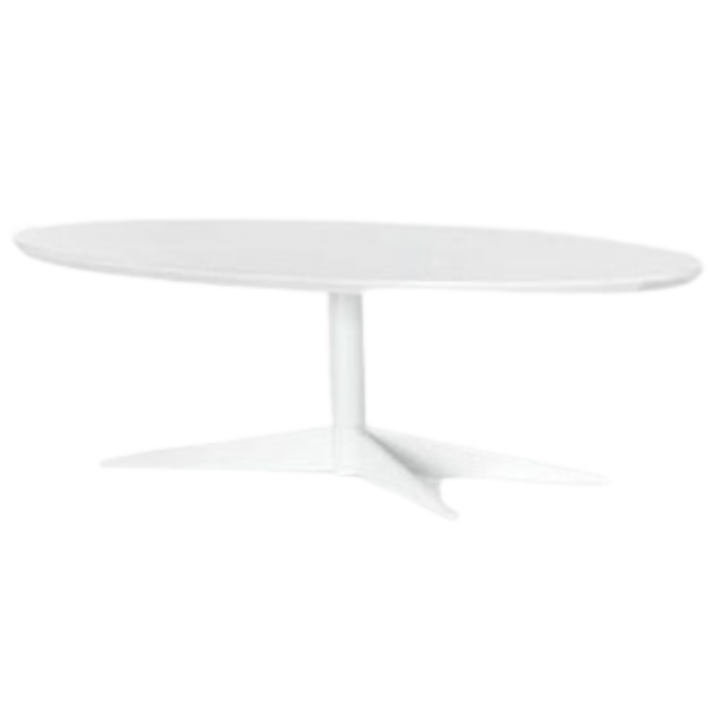 Contempo Lunar Coffee Table, White