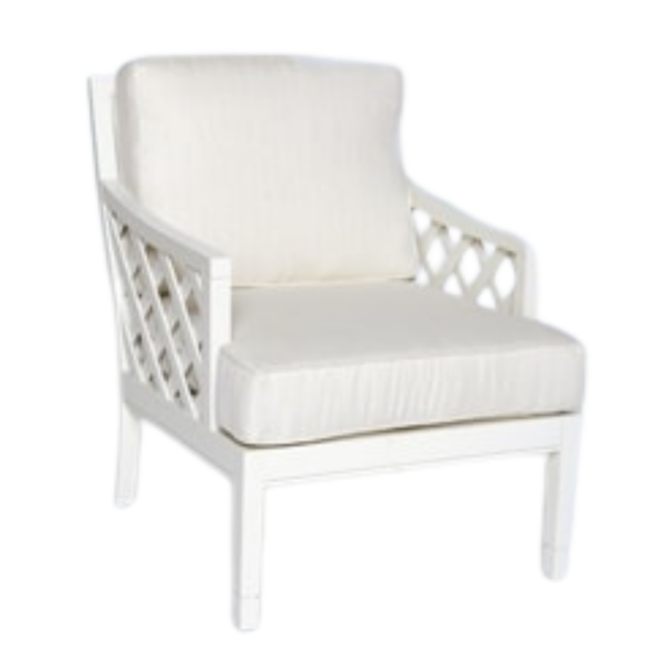 Treillage Chair, White