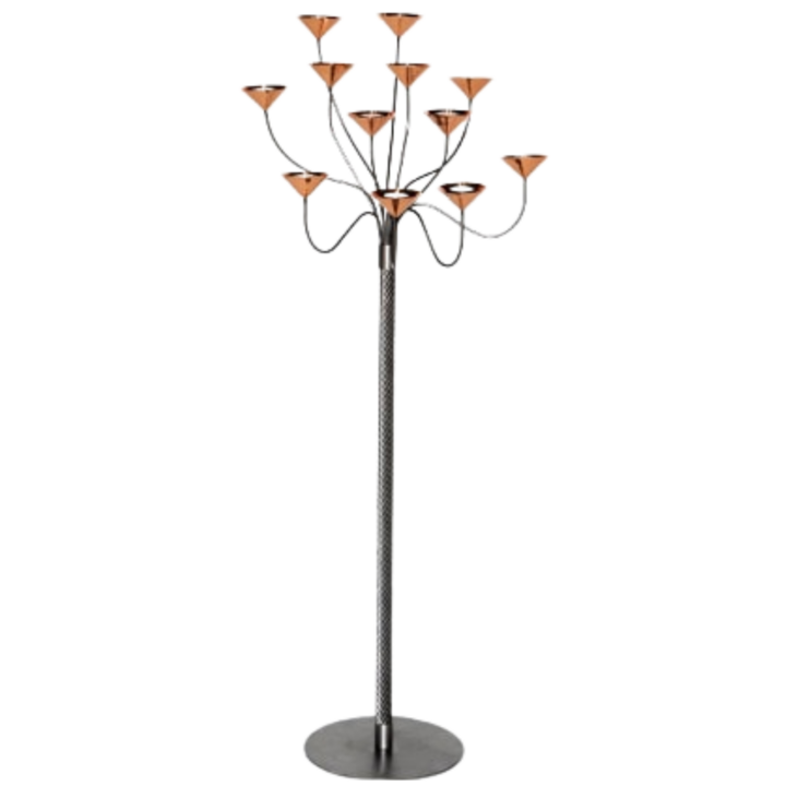 Royal Copper Floor Candelabra