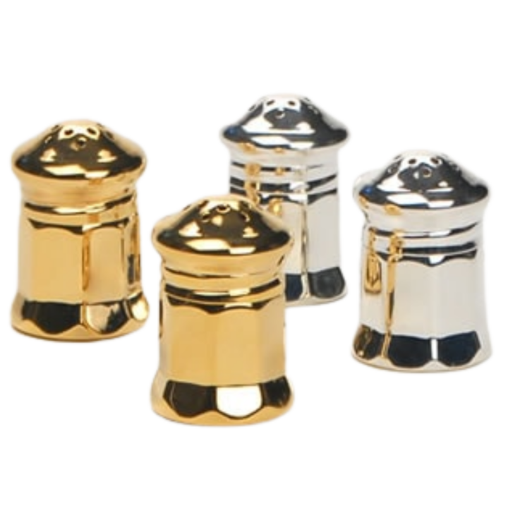 Salt + Pepper Set, (Multiple Colors Available)