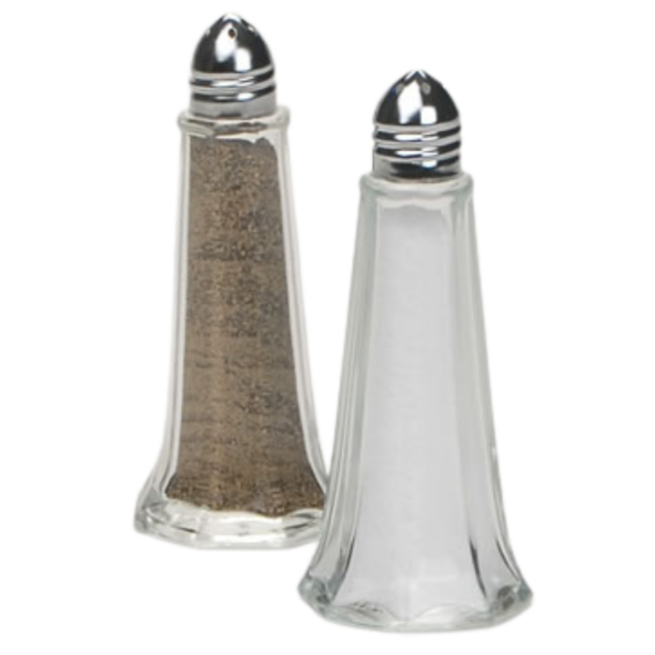 Glass Salt + Pepper Set