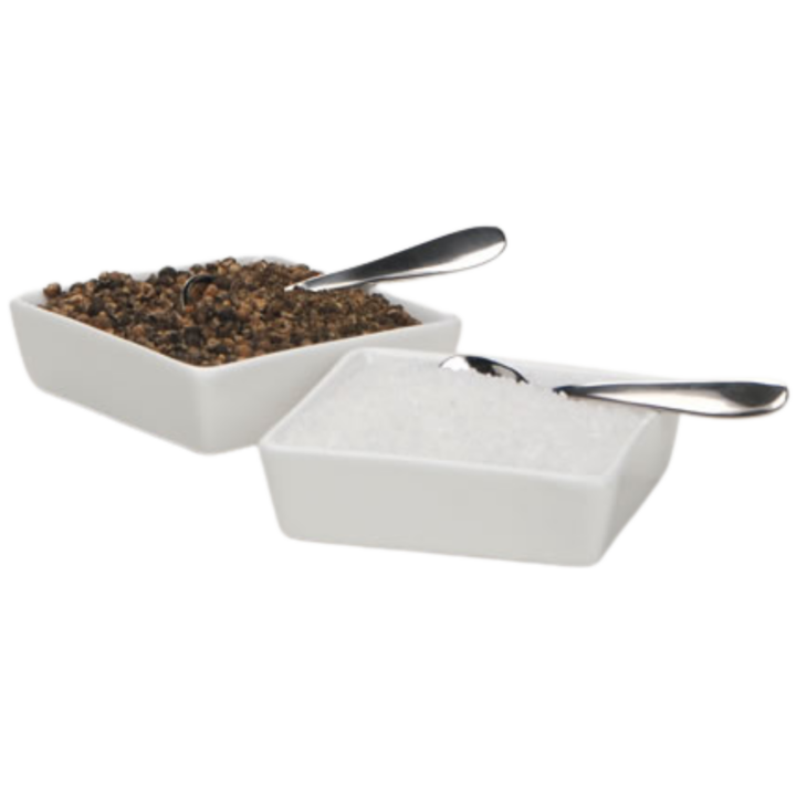 Ceramic Salt + Pepper Dishes (Set of 2)