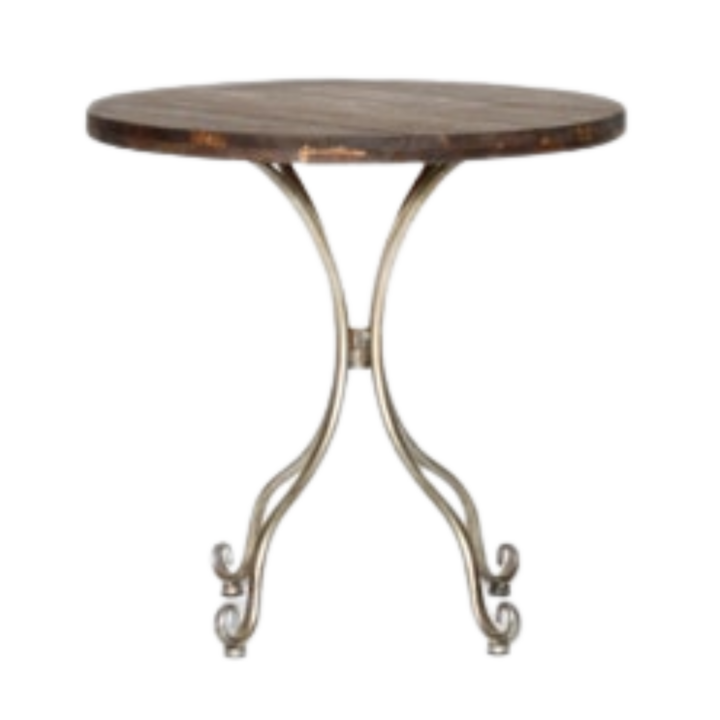 Reclaimed Wood Deco End Table