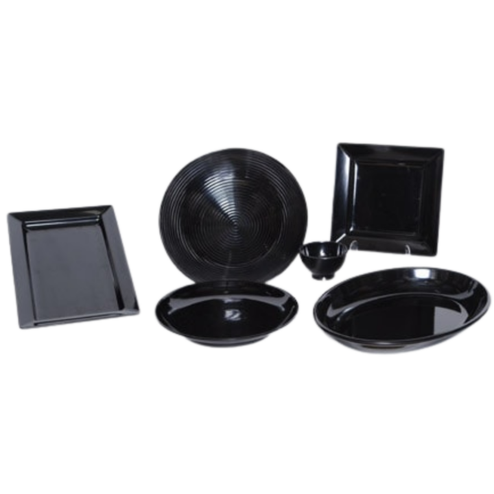 Black Melamine Pieces (Multiple Sizes Available)