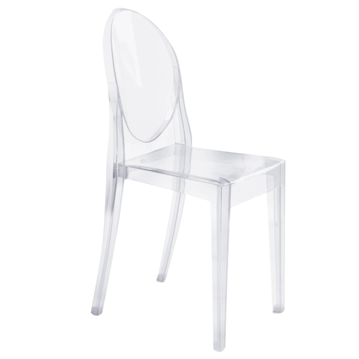 Acrylic Chair Clear, Ghost