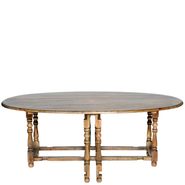 Oval Drop Leaf Table