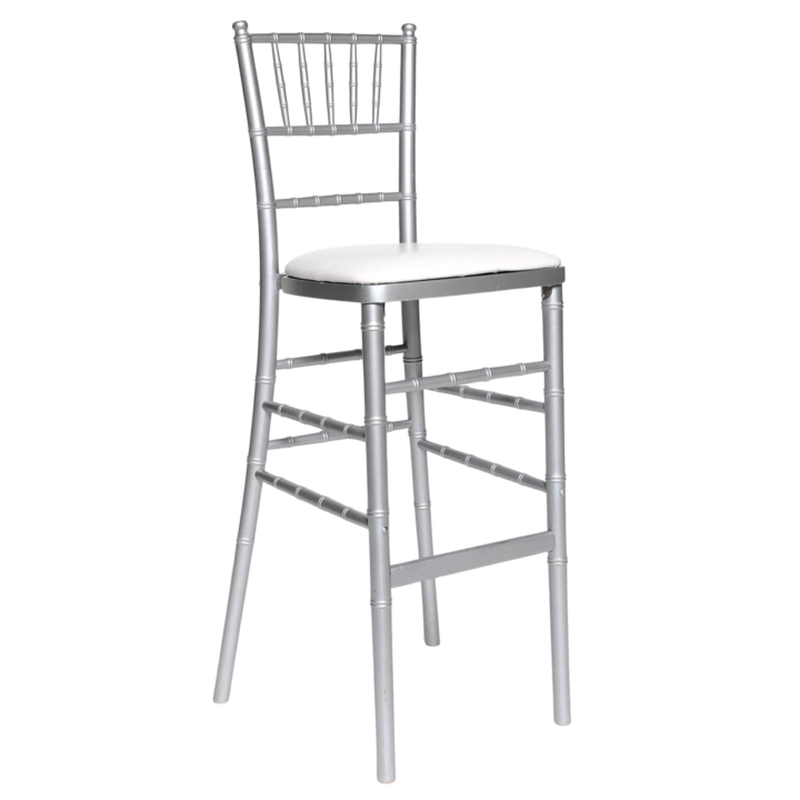 Bar Height Chiavari Chair, Silver