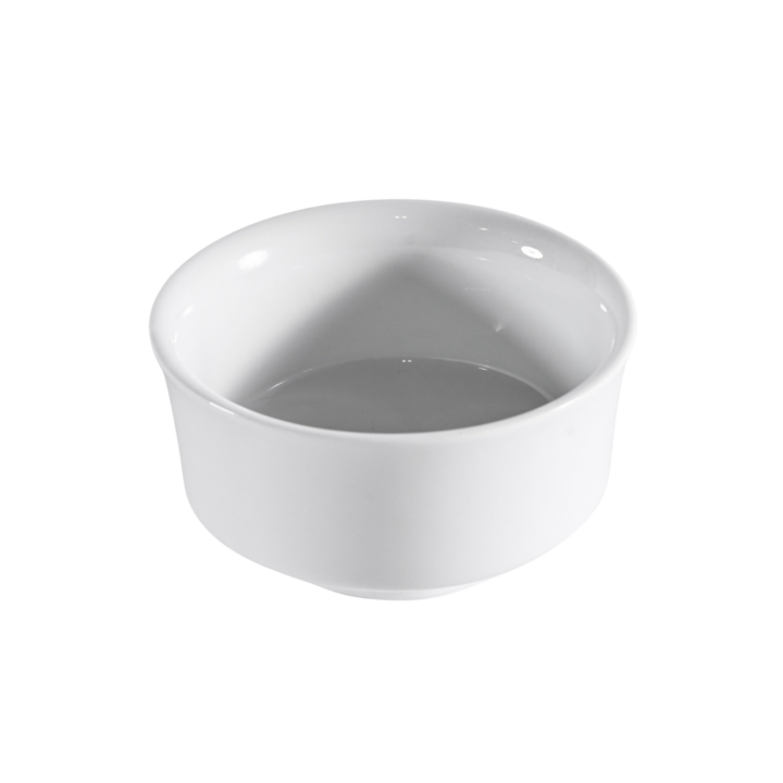 Classic White Rim Bouillon Cup