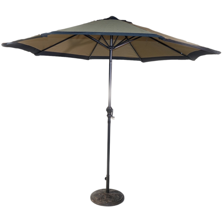 Umbrella, Tan + Black
