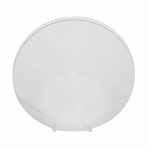 Acrylic Clear Charger — 11.75" round transparent charger plate with a smooth, polished finish, offering a modern and versatile base that complements any table setting or event décor.