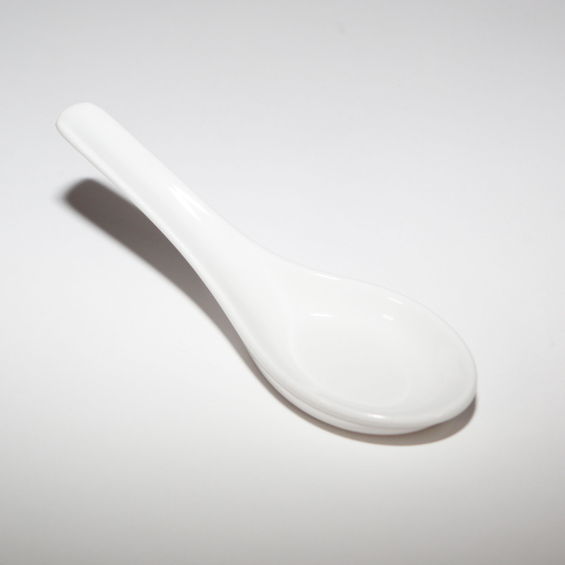 White Ceramic Tasting Spoon Swift + Company