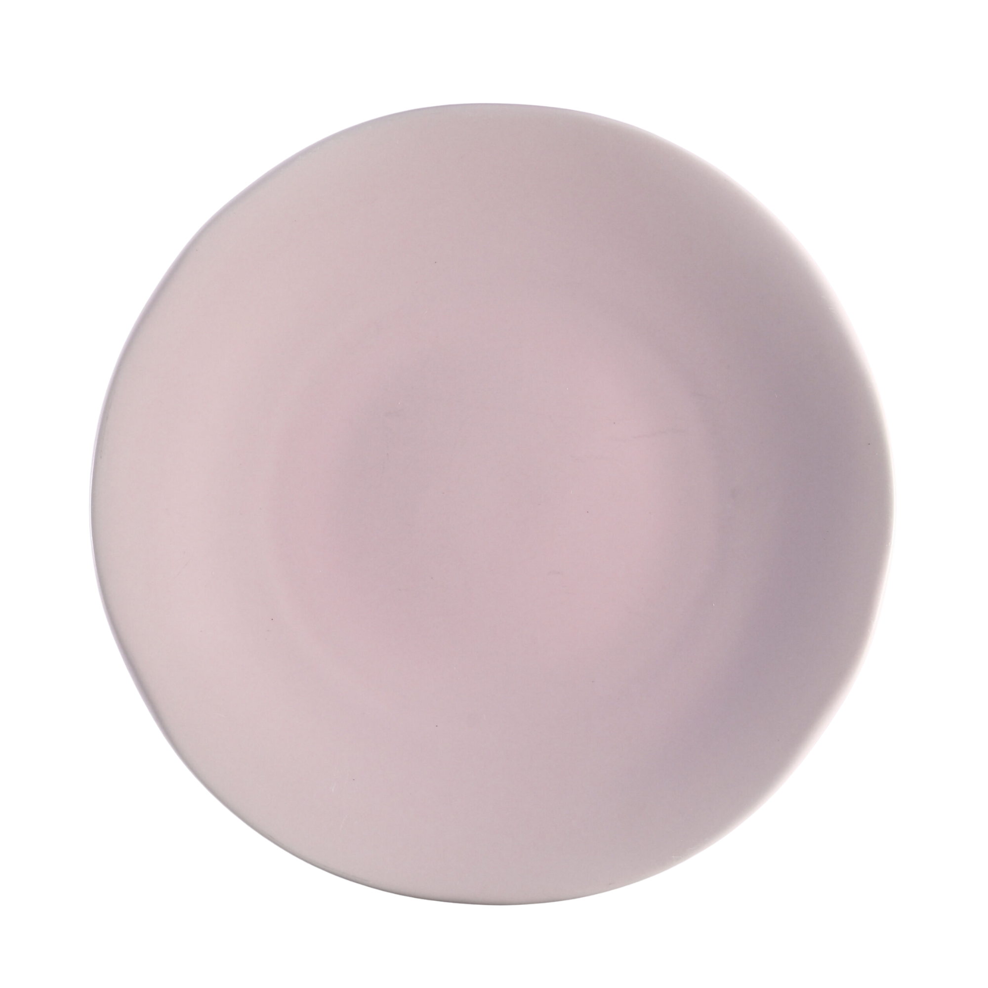 Heirloom Blush Salad / Dessert Plate, 8" — a soft blush pink ceramic plate with a hand-formed organic shape and matte finish, perfect for modern and romantic table settings.
