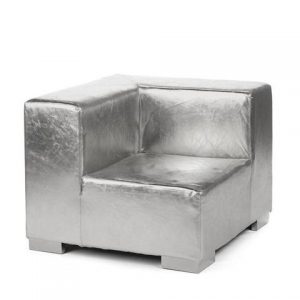 Mondrian Corner in Silver