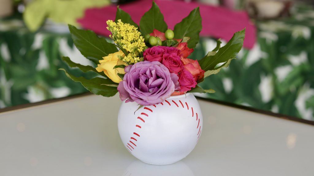 Swift + Company Flowers - Tabletop Arrangement - Baseball Theme