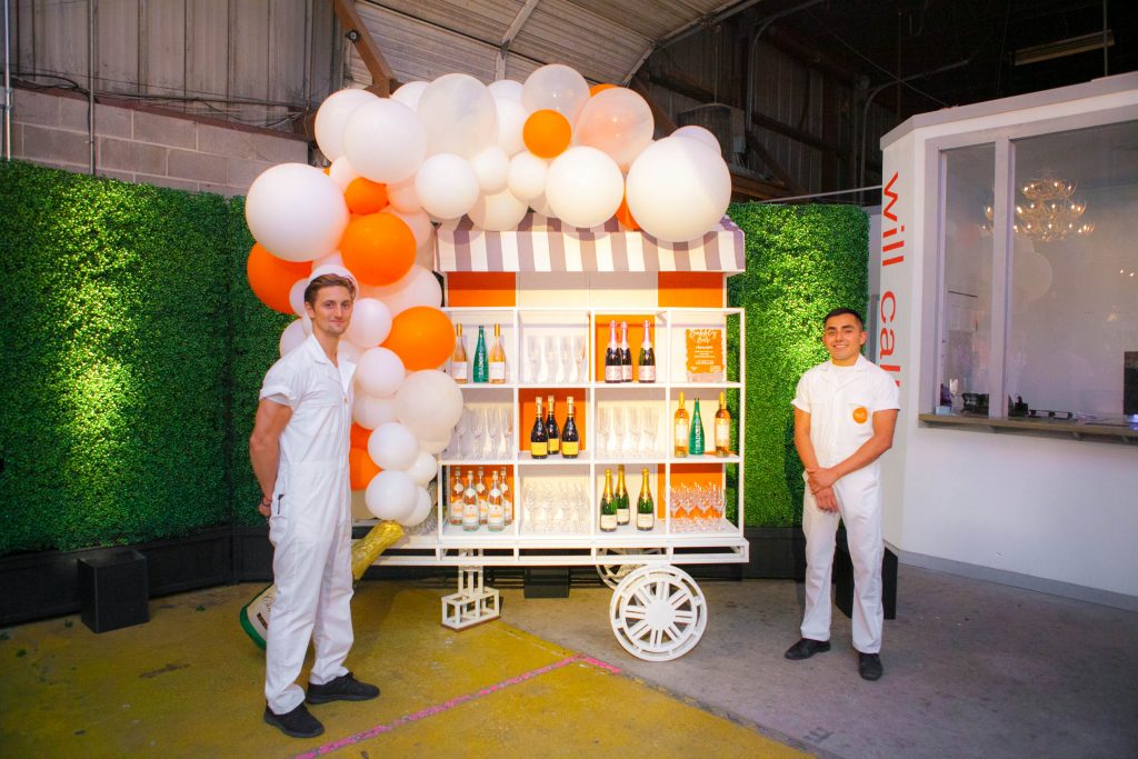 Swift + Company Rentals - Champagne Cart Rental - Big Ass Balloons