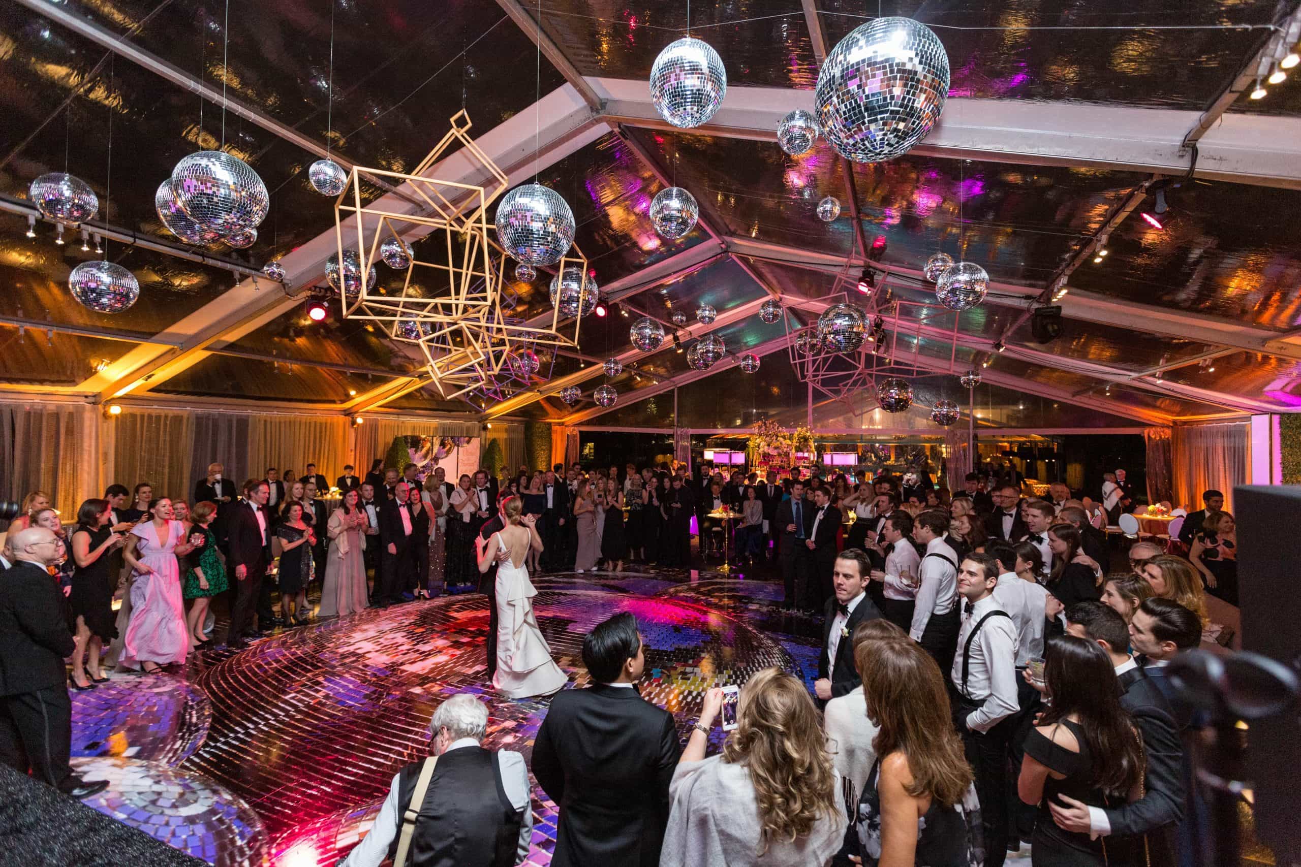 Private Club Wedding with Disco After Party