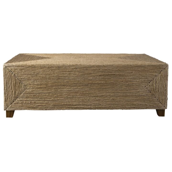 Jute Rectangular Coffee Table