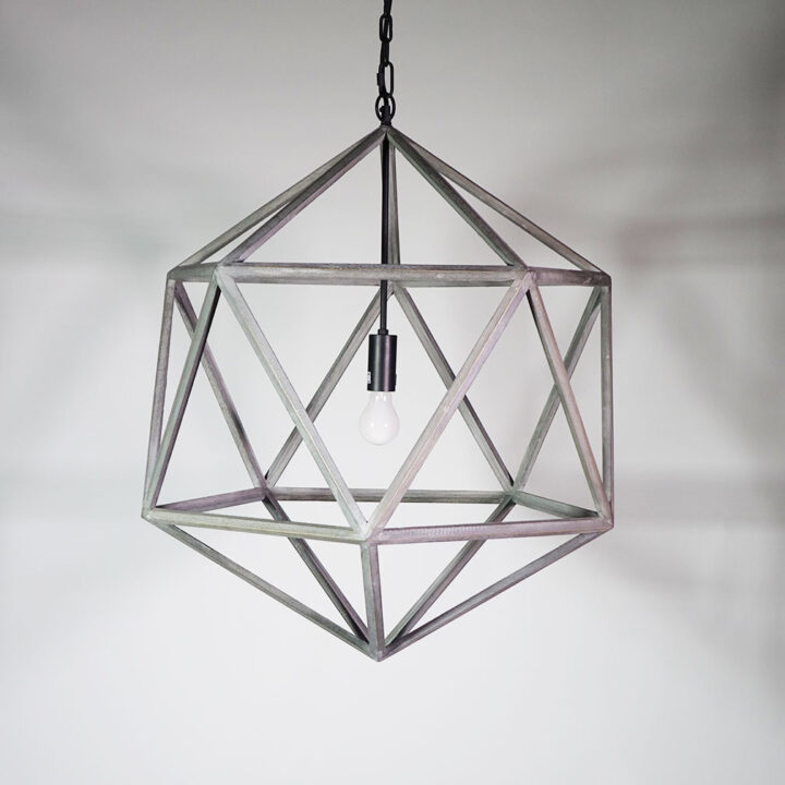 Grey Wash Pendant Chandelier