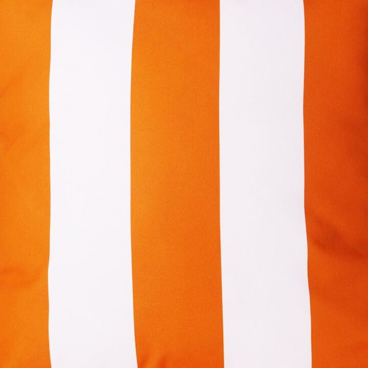 Orange + White Stripe