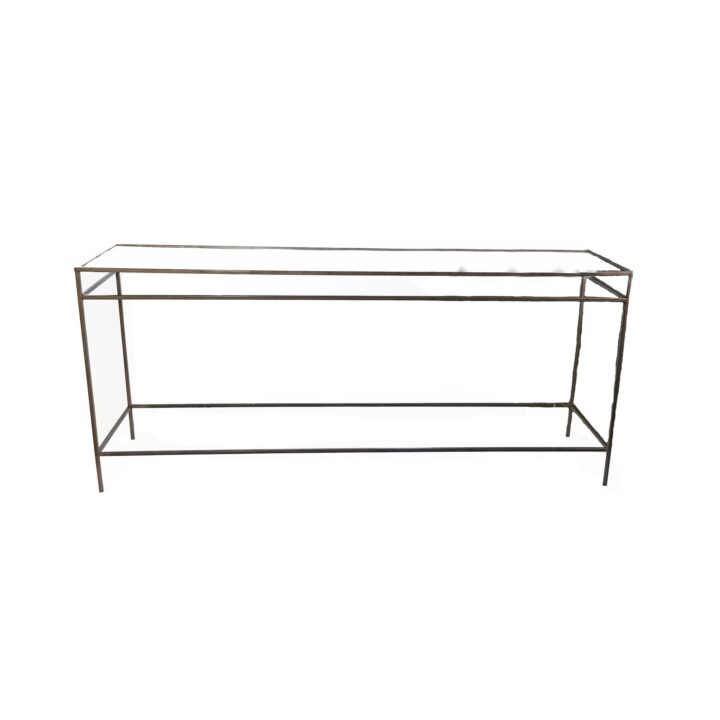 Furano Bar High Table, 8' With Mirror Top