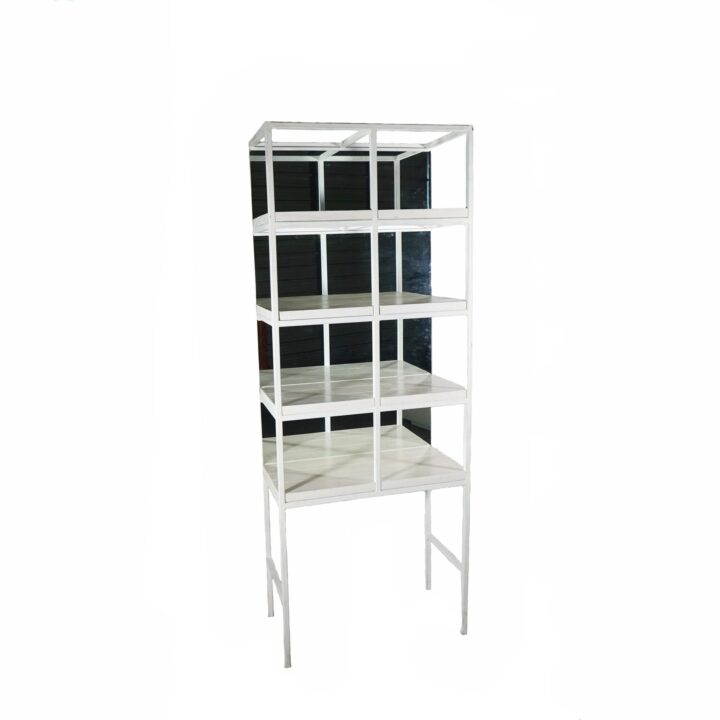 LeCou White Mirrored Shelf