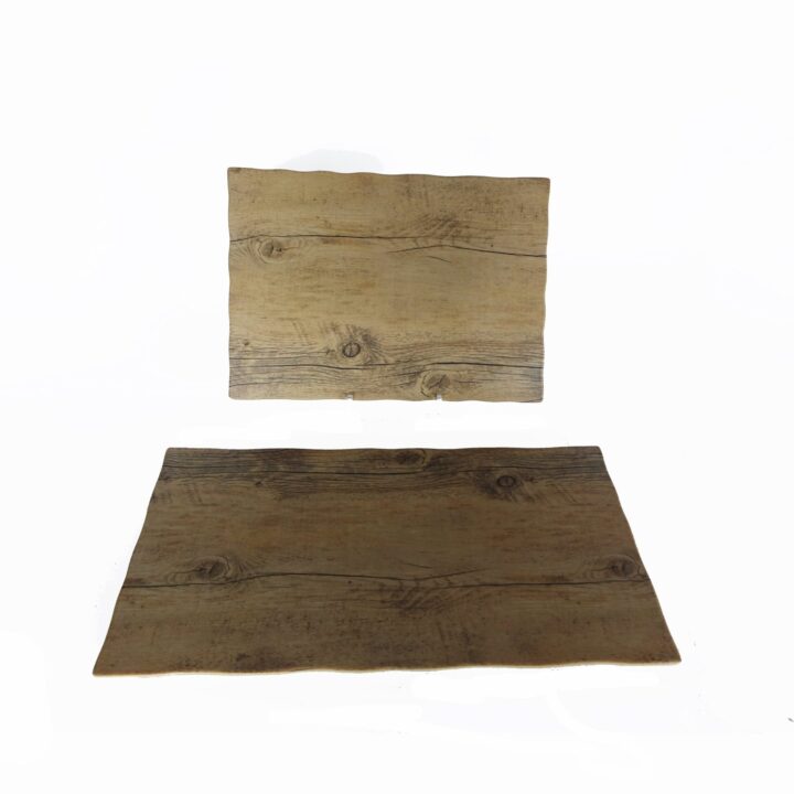 Wood Rectangular Melamine Tray