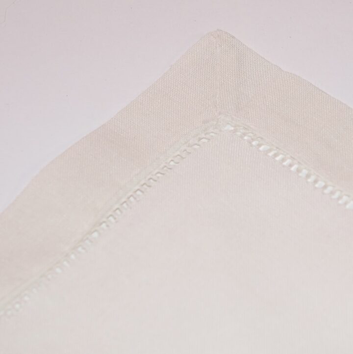 Ecru Hemstitch