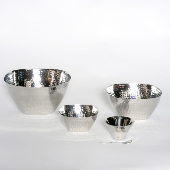 Stainless Hammered Bowl