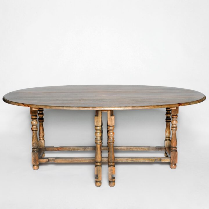 Oval Drop Leaf Table