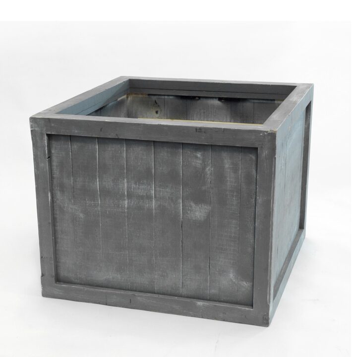 Gray Treillage Boxes