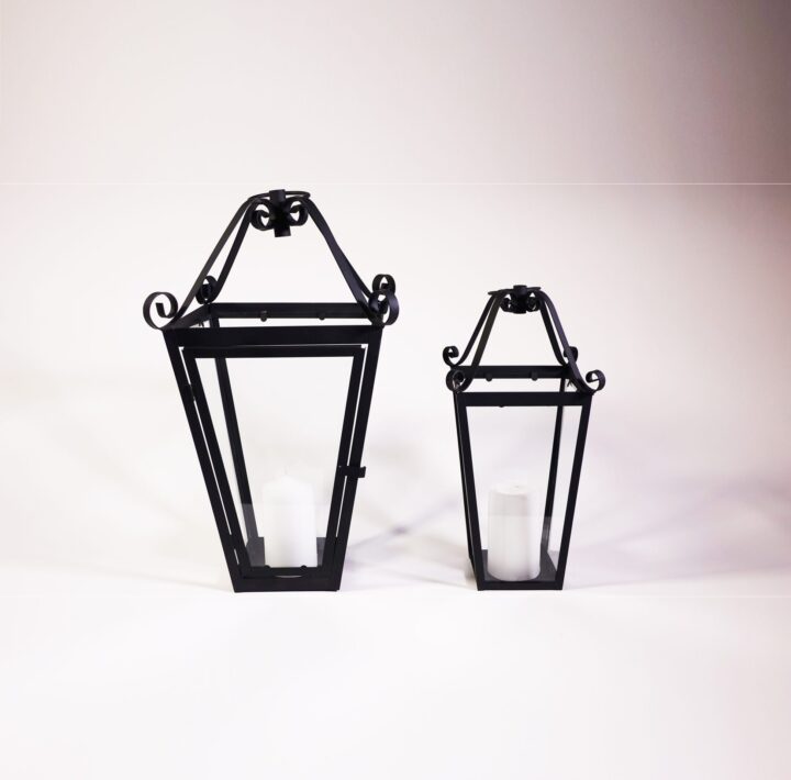 Black Antique Style Hanging Lanterns