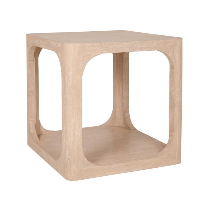 Archie Side Table, Beech Finish