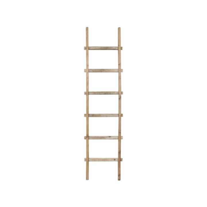 Wooden Decorative Ladder - Brown