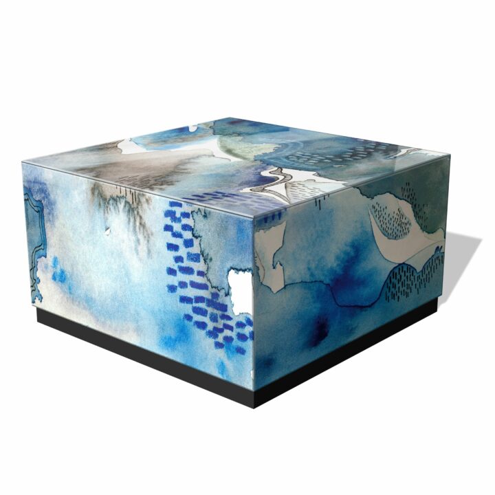Subtle Blues Coffee Table