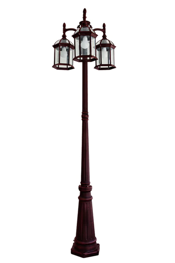 Antique Lamp Post, Iron Metal