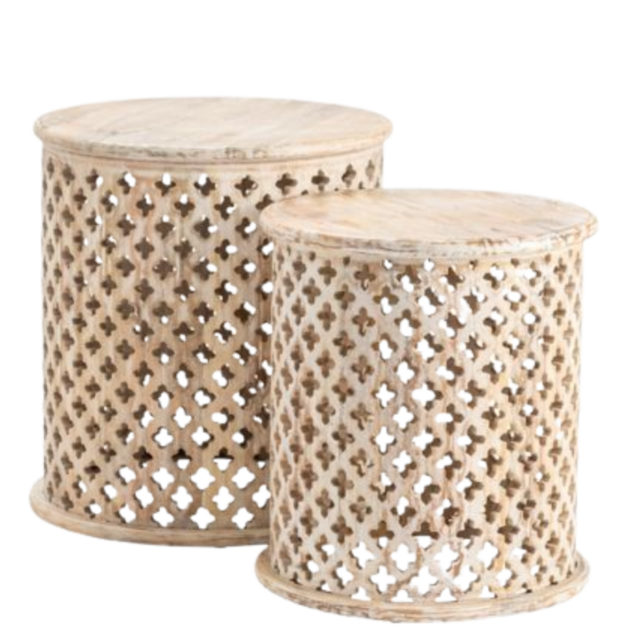 Lattice End Tables