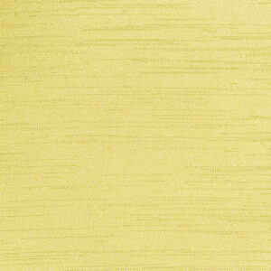 Round cornsilk-colored linen with a smooth, shimmery finish and subtle texture. The fabric features a soft sheen, measuring 132 inches in diameter.