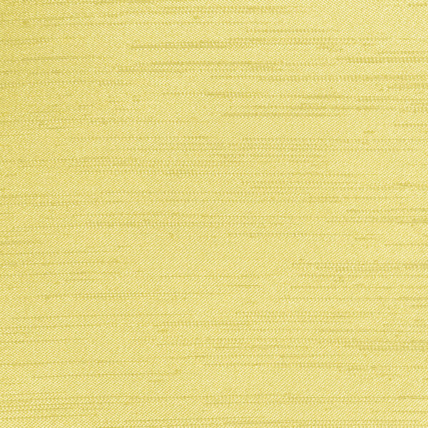 Round cornsilk-colored linen with a smooth, shimmery finish and subtle texture. The fabric features a soft sheen, measuring 132 inches in diameter.