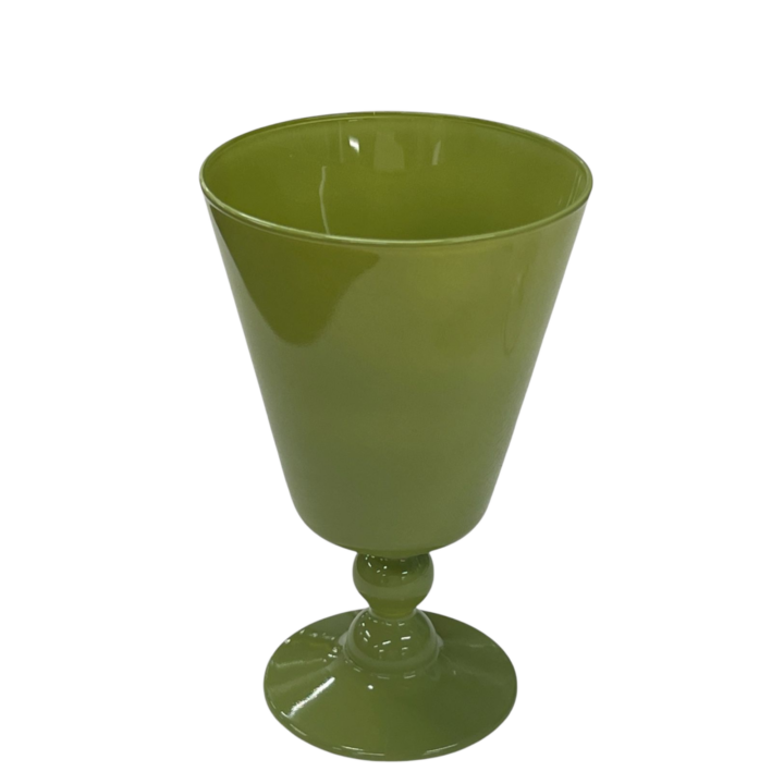 Stella Goblet, Opaque Green