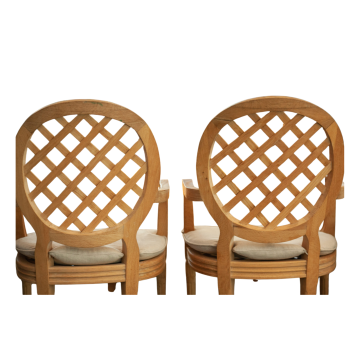 Beatrice Cushion in a soft neutral tone designed to pair with Beatrice Chairs.