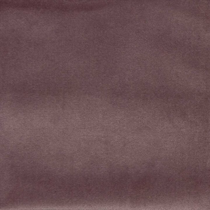 Velvet Rose tablecloth in a soft mauve-rose velvet fabric, shown draped to highlight its smooth, luxurious texture. Round 132-inch size.
