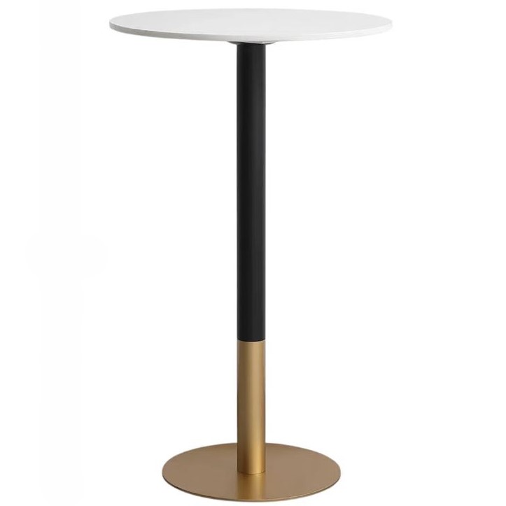 Heyward Bar High Table, White