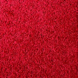 Bright red carpet runner measuring 6 feet by 30 feet as well as 6 feet by 100 feet with a plush, textured pile ideal for entrances, events, and step-and-repeat moments.