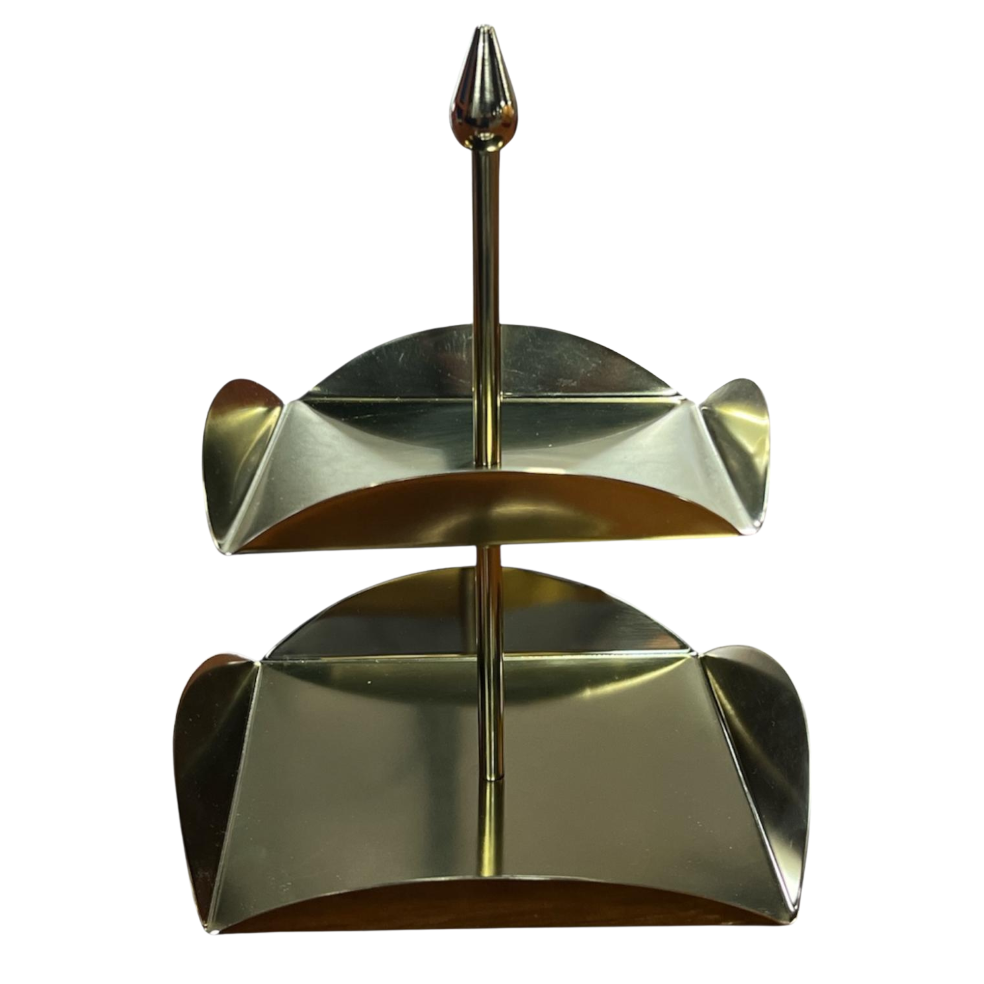 Gold 2-Tier Stand