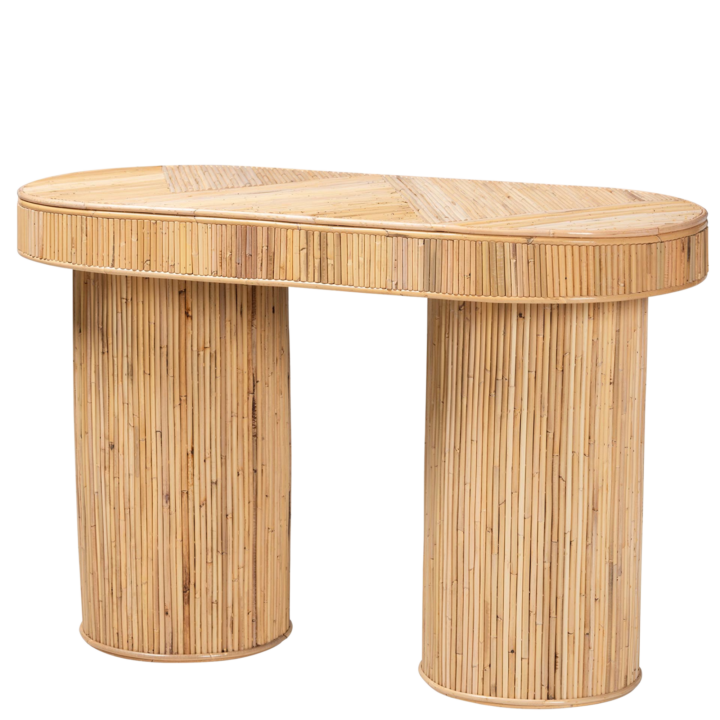 Trader Vic Bamboo Table, Console