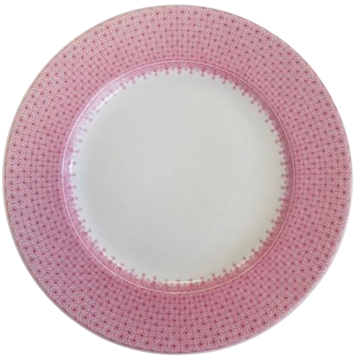 Pink Lace by Mottahedeh, Charger