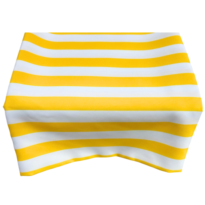 Yellow / White Stripe