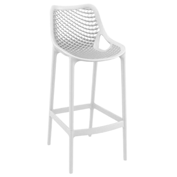 Siesta Bar Chair, White